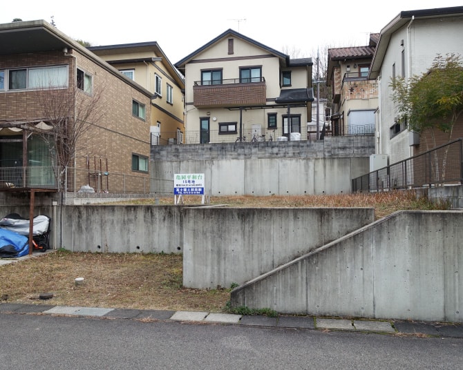亀岡平和台15号地の現地写真